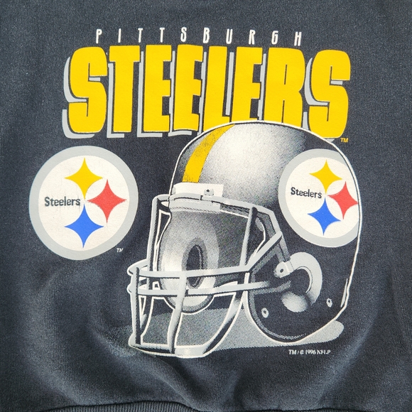Vintage 90s Kids Pittsburgh Steelers Sweatshirt - Picture 2 of 9